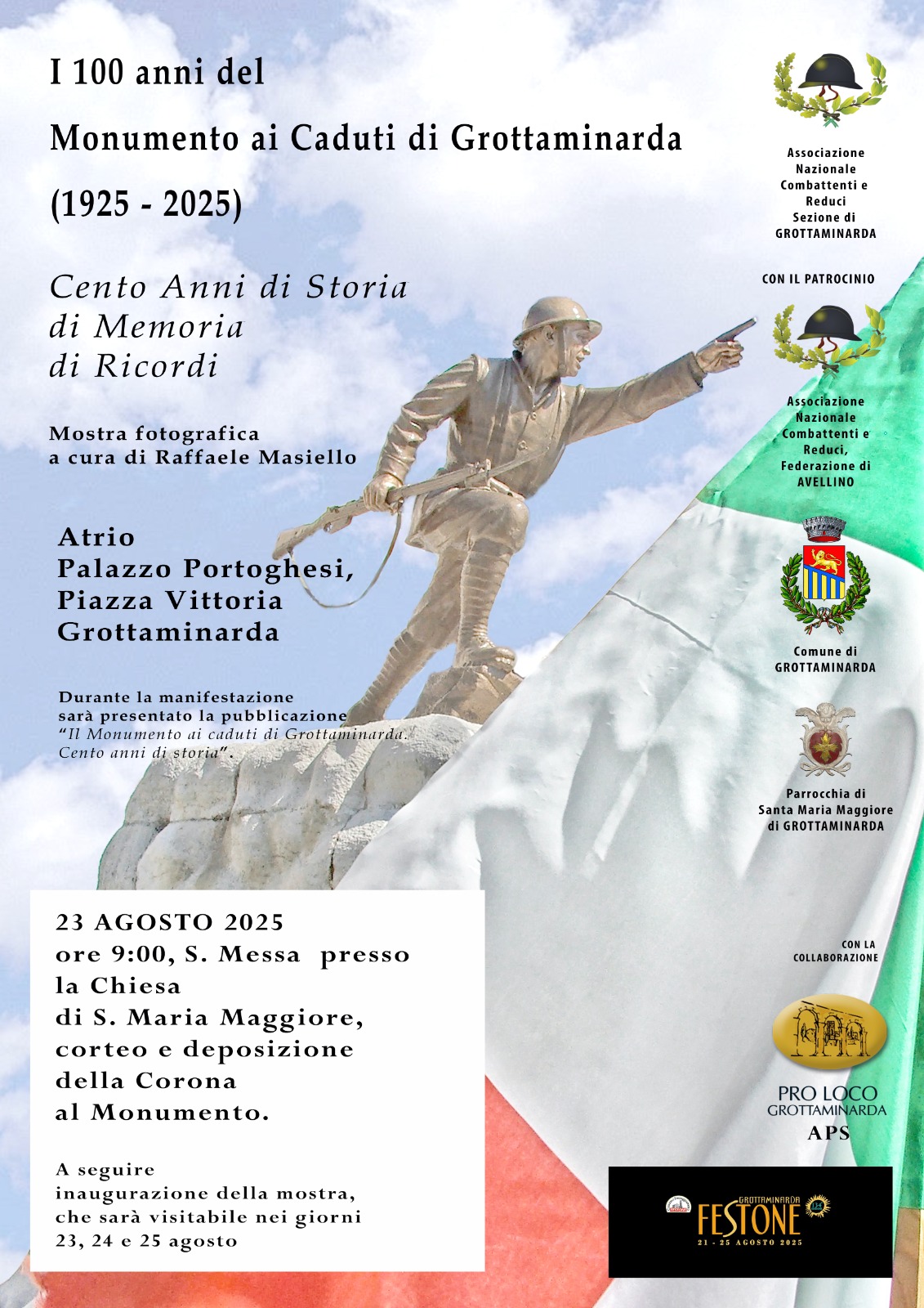 Mostra fotografica: i 100 anni del monumento ai caduti di Grottaminarda
